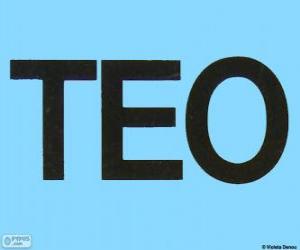 пазл Логотип Teo